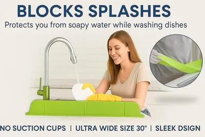 Sink Splash Guard,Water Retaining Board for Kitchen,