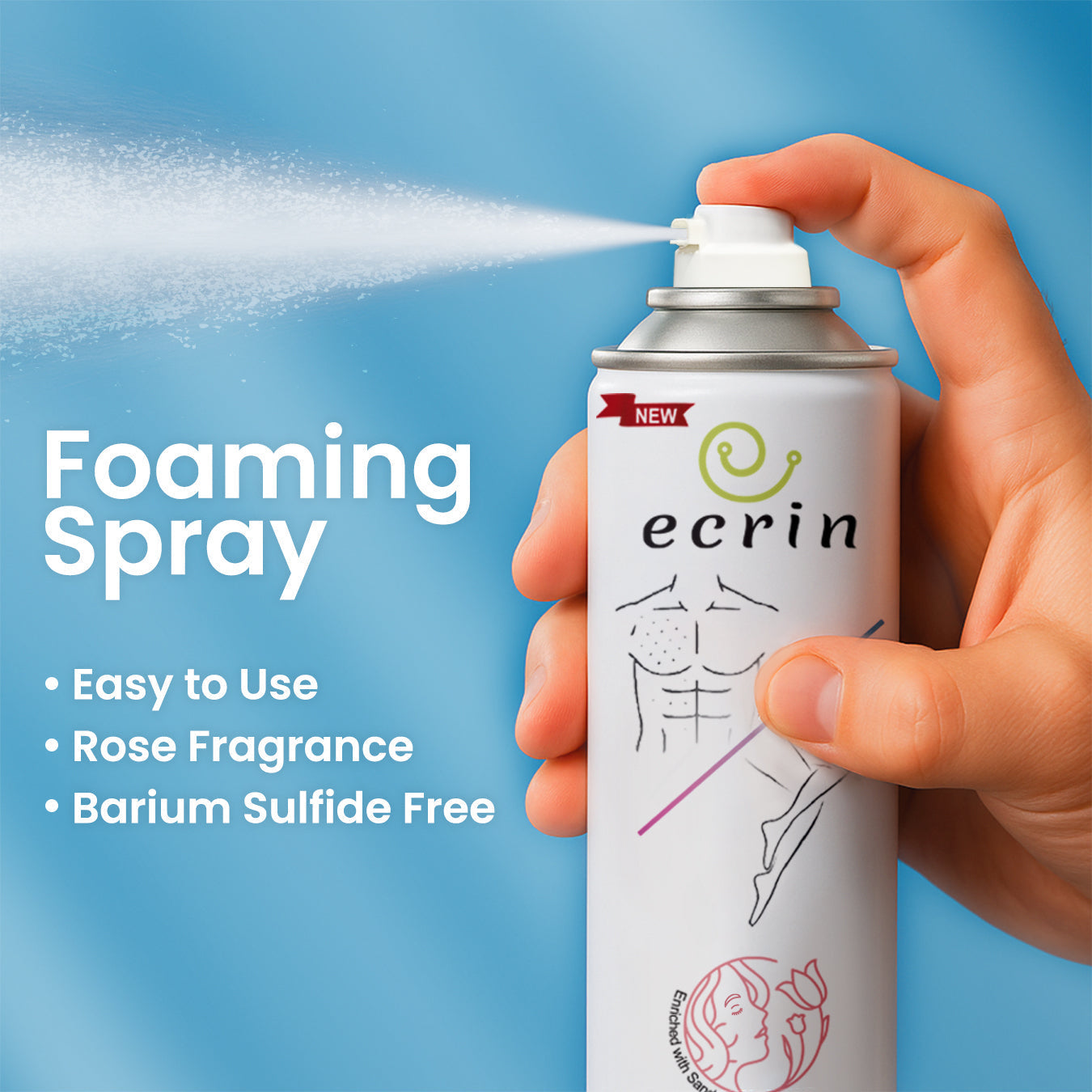 ECRIN HAIR REMOVER SPRAY – THE ORIGINAL