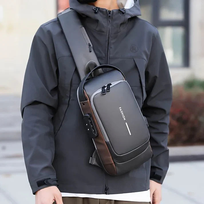 New Fashion Anti-Theft Sling Shoulder Bag With Password Lock
