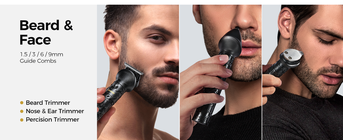 GLAKER Professional 17 in 1 Hair Clipper & Beard Trimmer Kit