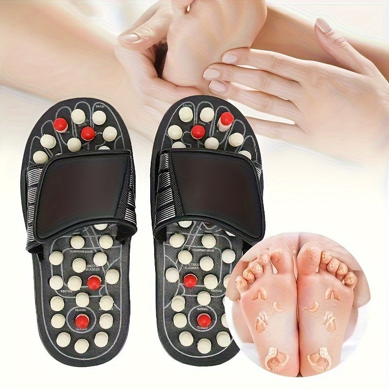 Reflexology Acupressure Foot Massage Slipper ( SIZE ADJUST )