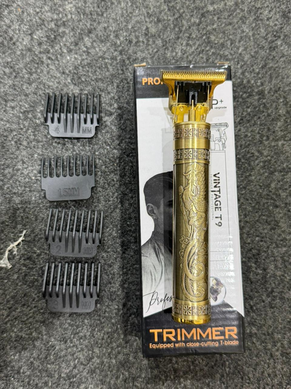 Vintage T9 Trimmer – Premium Quality With Extended Battery Life ( Type C )