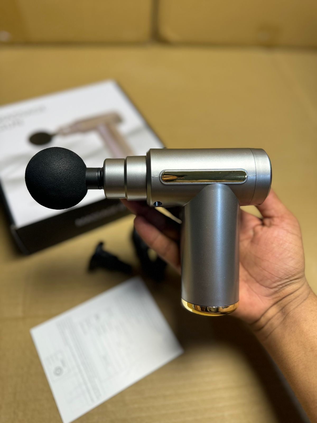 Massage Gun – Portable Deep Tissue Percussion Massager with 6 Speeds