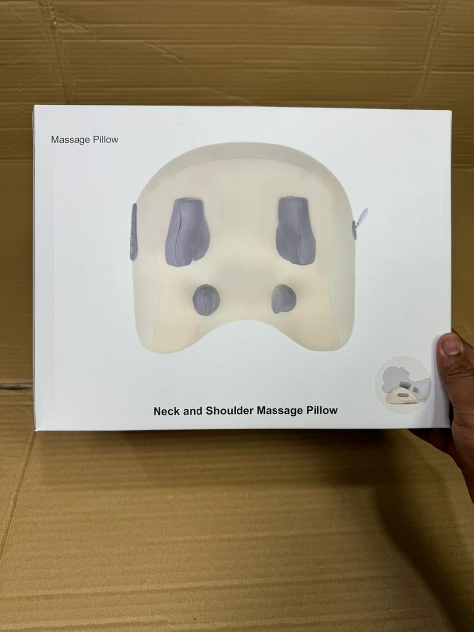 Hizu Neck & Shoulder Massager — Patented 4-Prong Deep Tissue Technology with Therapeutic Heat