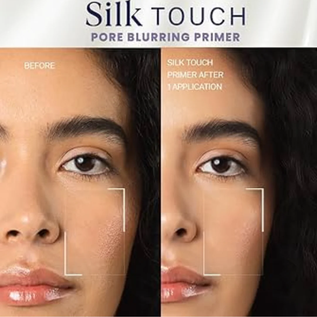 Flicka Silk Touch 3-in-1 Face Moisturizer & Primer | Hydrating, Lightweight, Pore-Minimizin